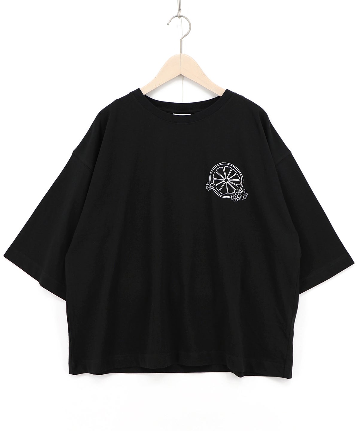 スカラーレモンガール柄 接触冷感Tシャツ-9