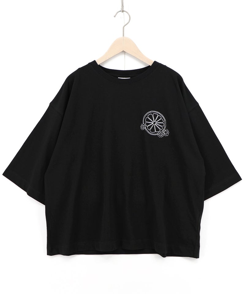 スカラーレモンガール柄 接触冷感Tシャツ-9