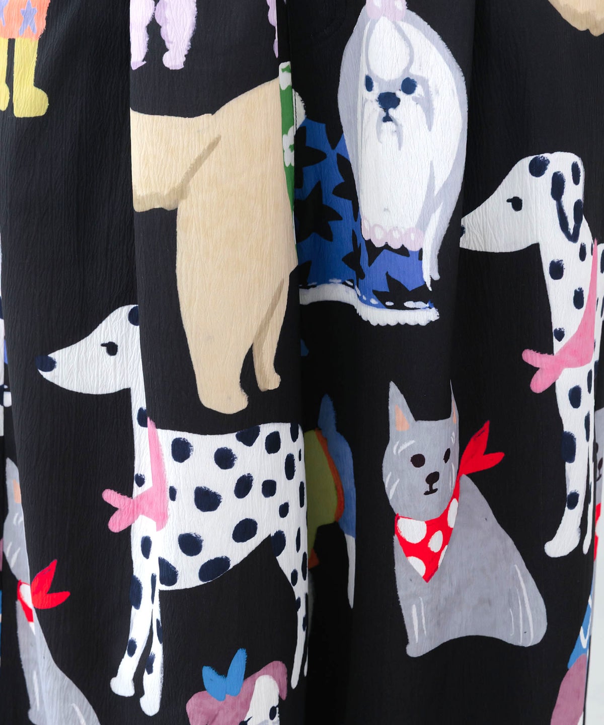 3柄展開 リラックスワイドパンツ-10
