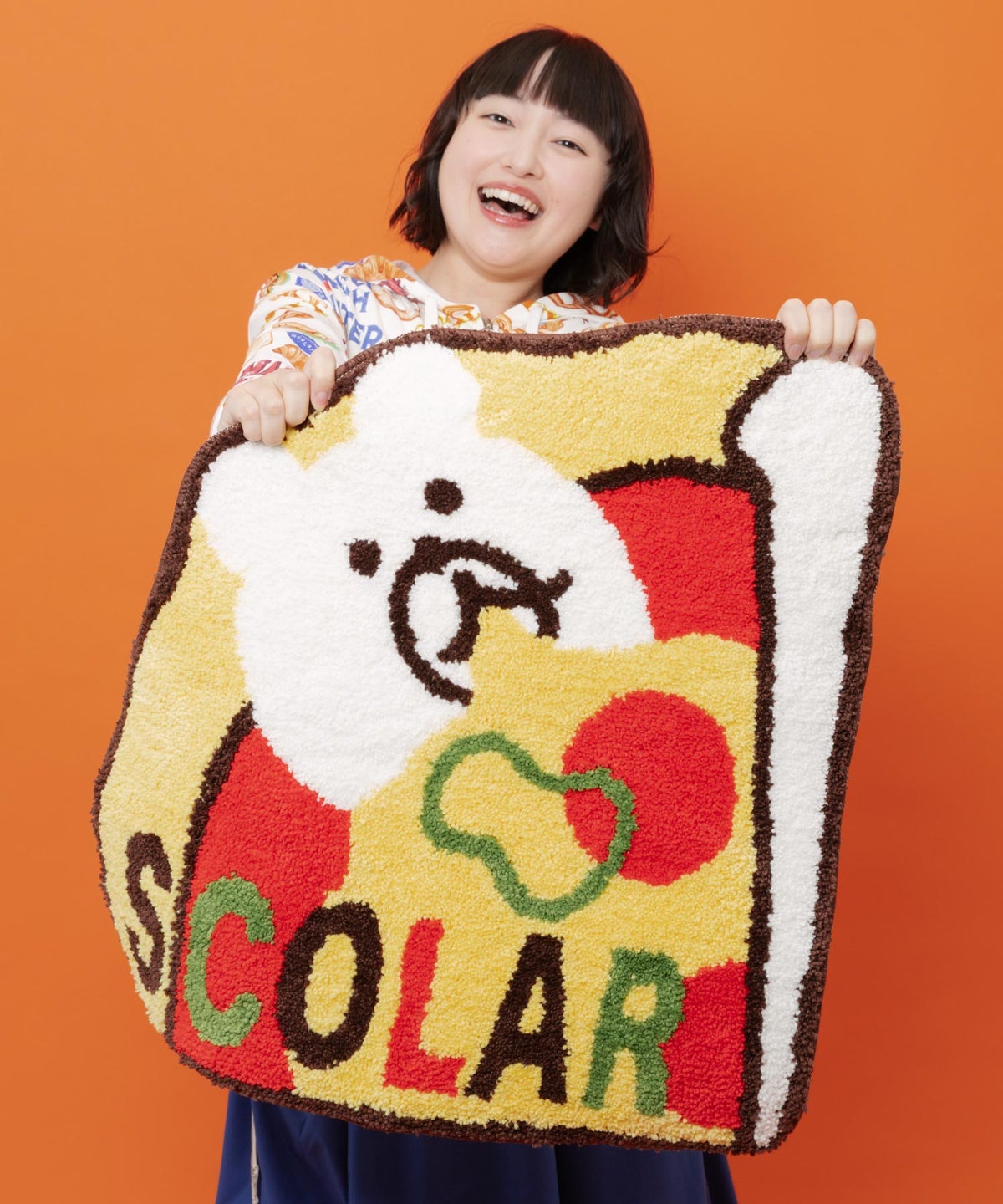 クマとピザのタフティングマット-5