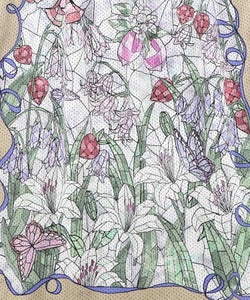 メッシュ花柄orラメストライプ リバーシブルスカート-25