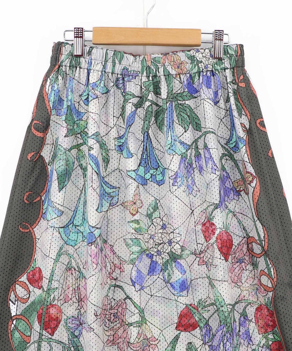 メッシュ花柄orラメストライプ リバーシブルスカート-26