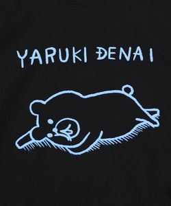 やる気でないクマ柄Tシャツ-15