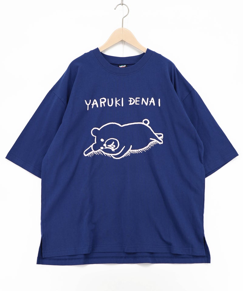 やる気でないクマ柄Tシャツ-19