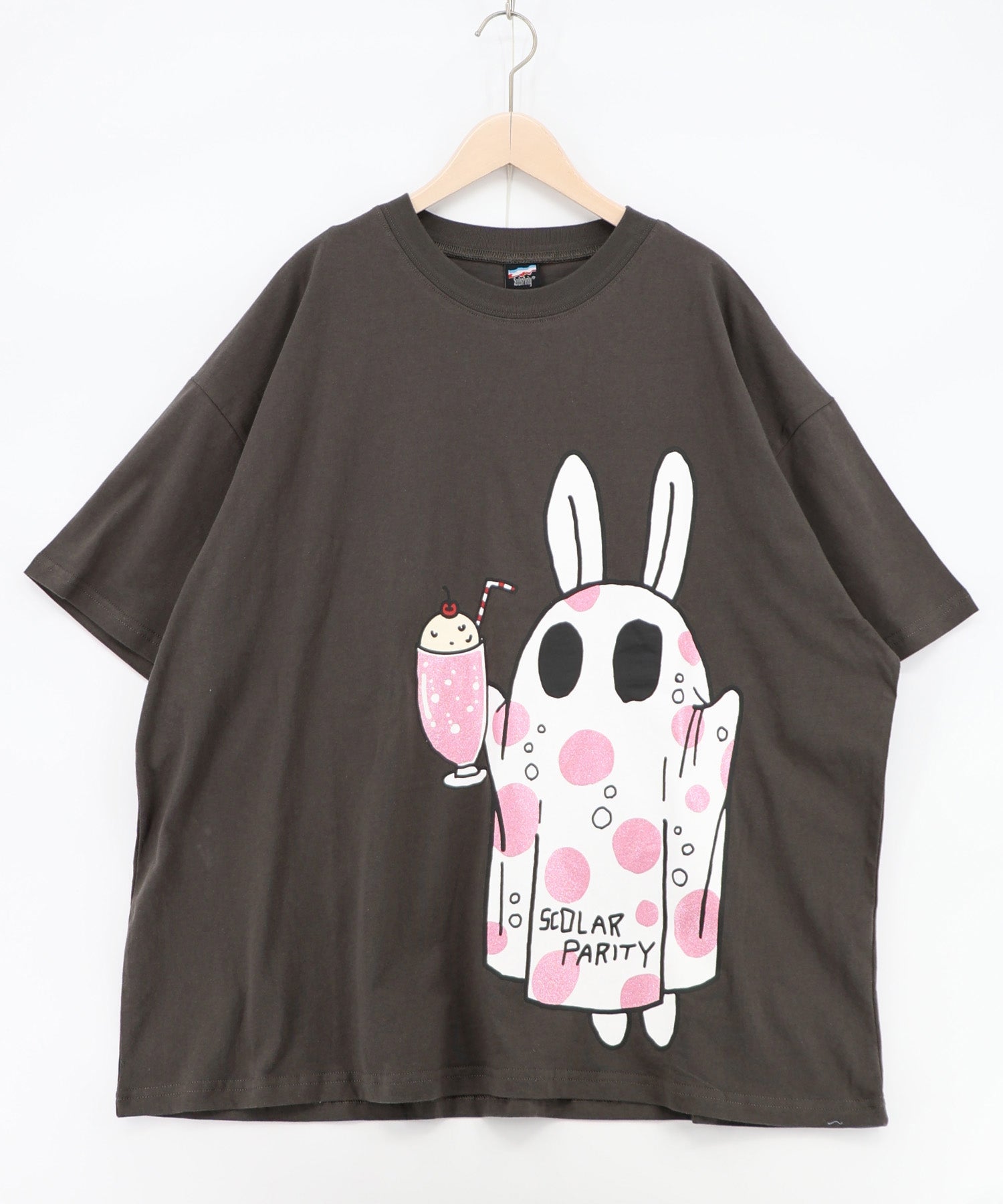 362124：クリームソーダおばけウサギ柄Tシャツの通販-ScoLar