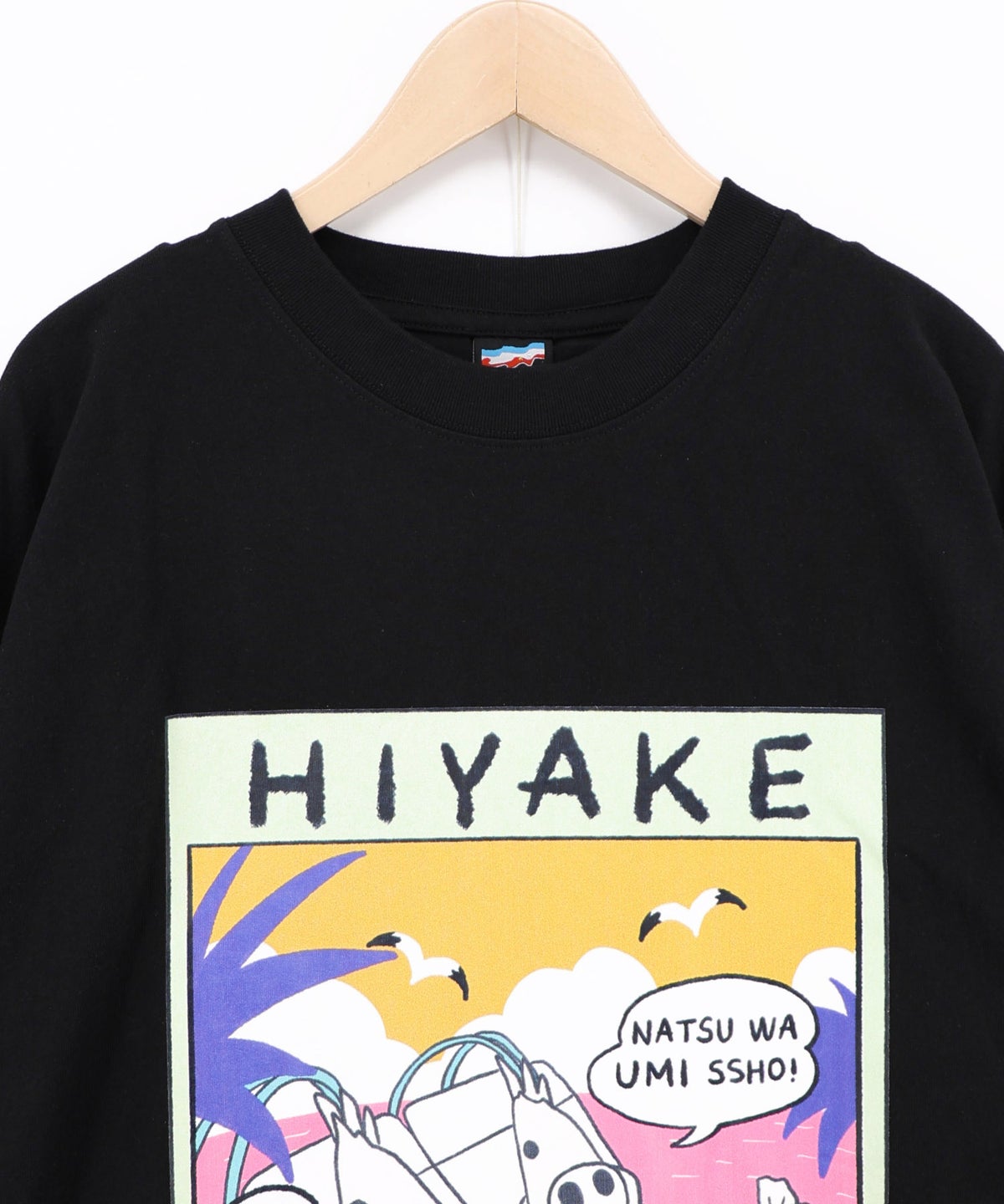 ぷりぷり日焼けえび柄 UVプリントTシャツ-16
