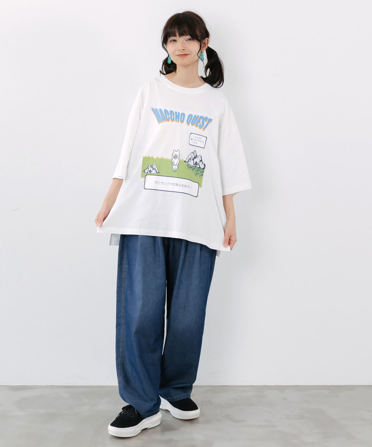 マッチョクエスト柄 UVプリントTシャツ-2