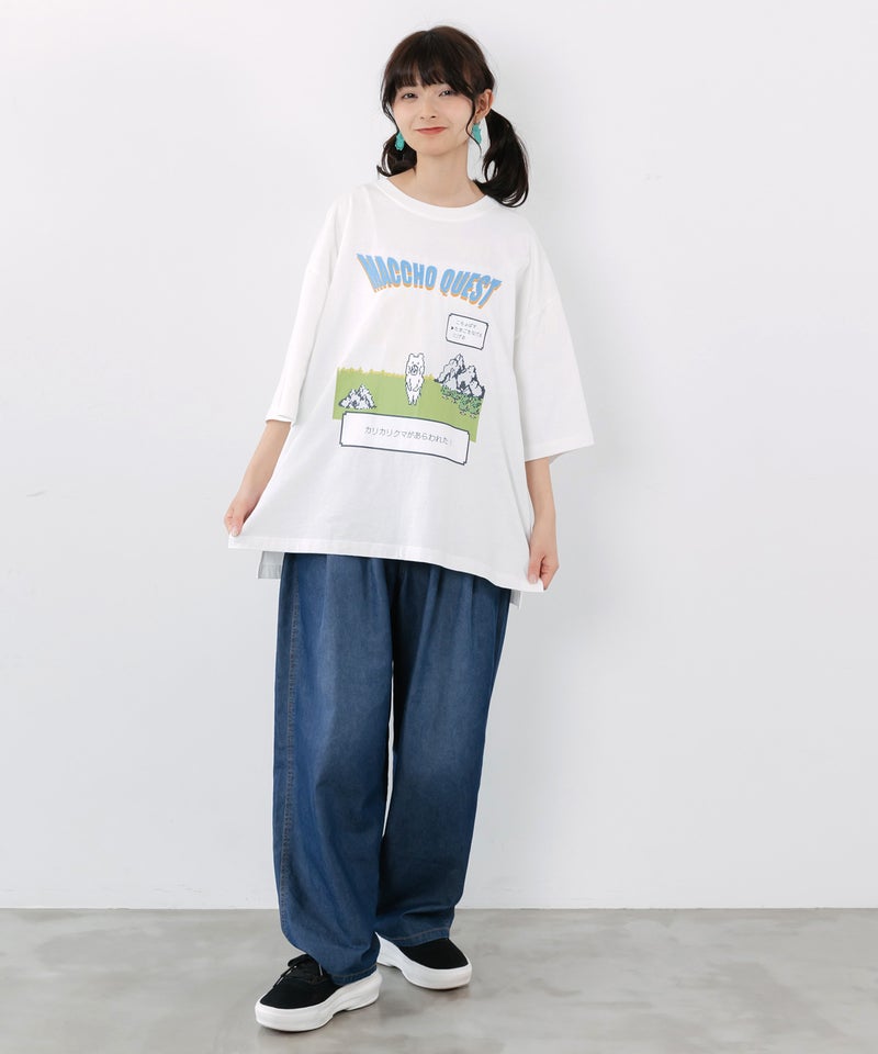 マッチョクエスト柄 UVプリントTシャツ-2