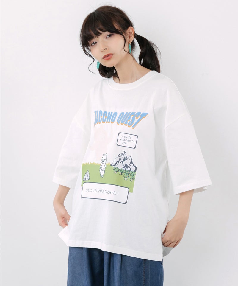 マッチョクエスト柄 UVプリントTシャツ-3