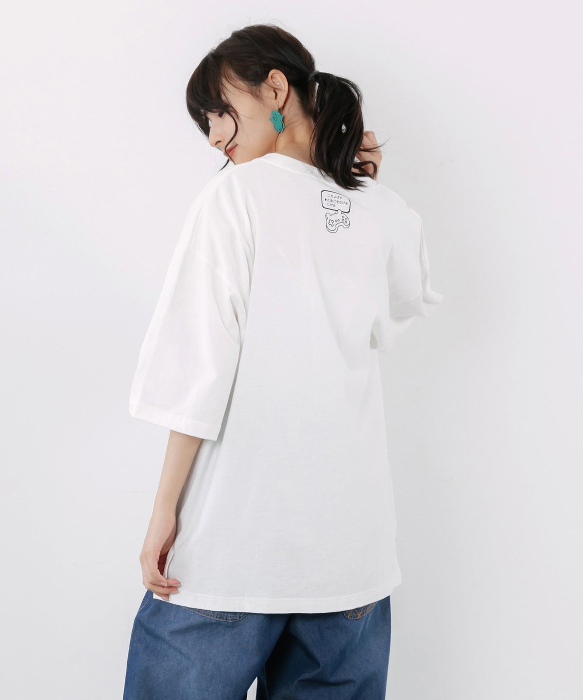 マッチョクエスト柄 UVプリントTシャツ-5