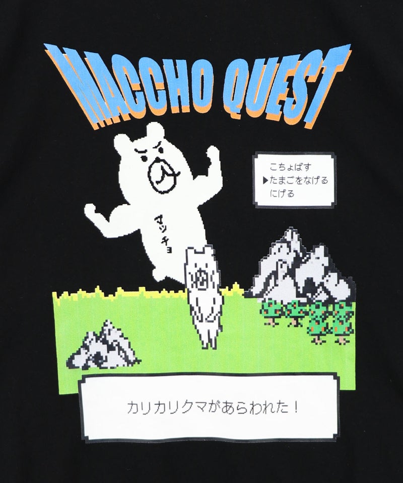 マッチョクエスト柄 UVプリントTシャツ-16