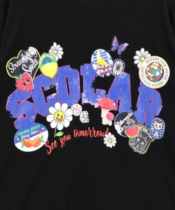 フリル袖付き ポップロゴTシャツ-12