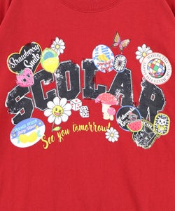 フリル袖付き ポップロゴTシャツ-14