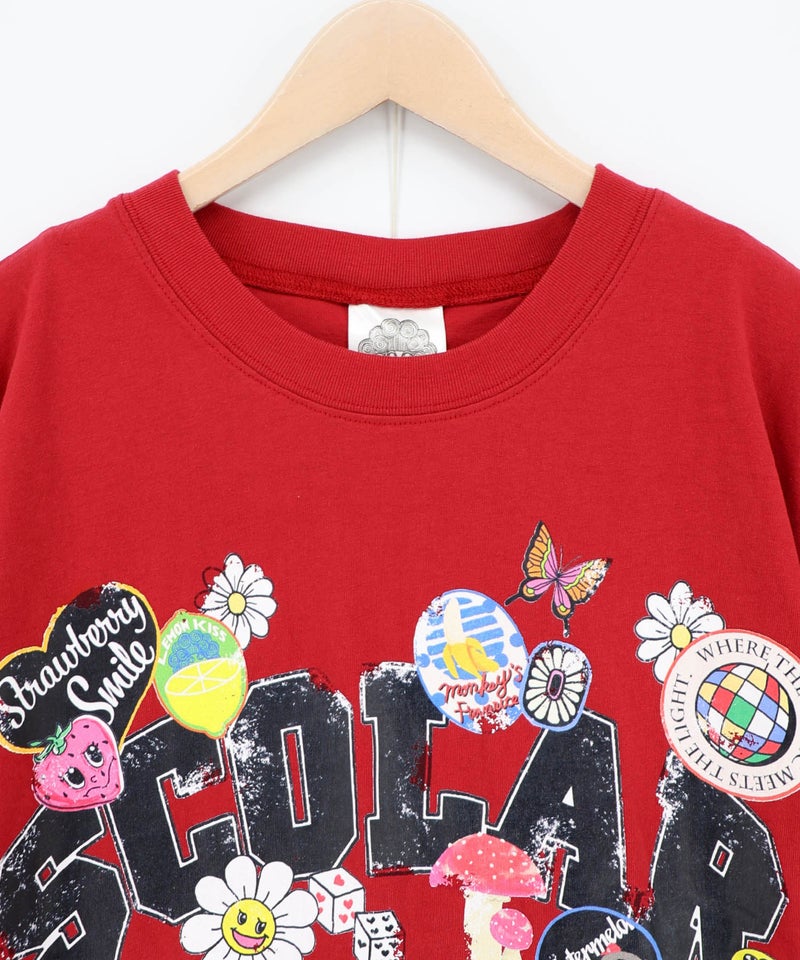 フリル袖付き ポップロゴTシャツ-15