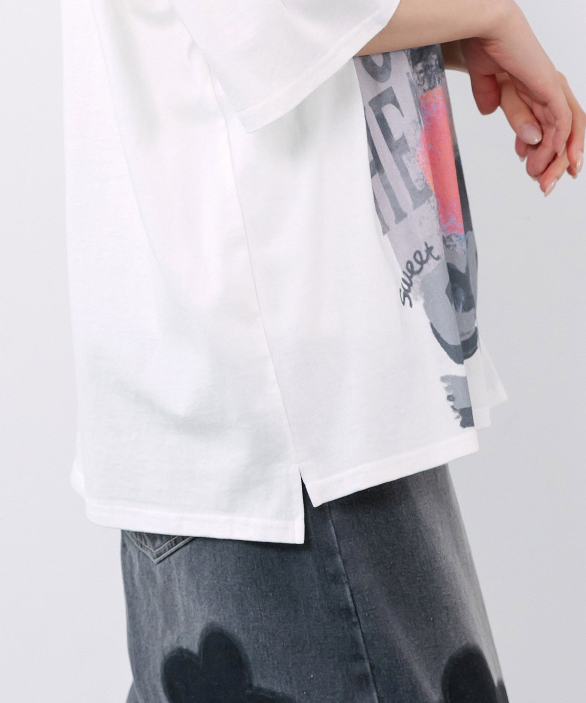 もこもこラビル柄Tシャツ-7