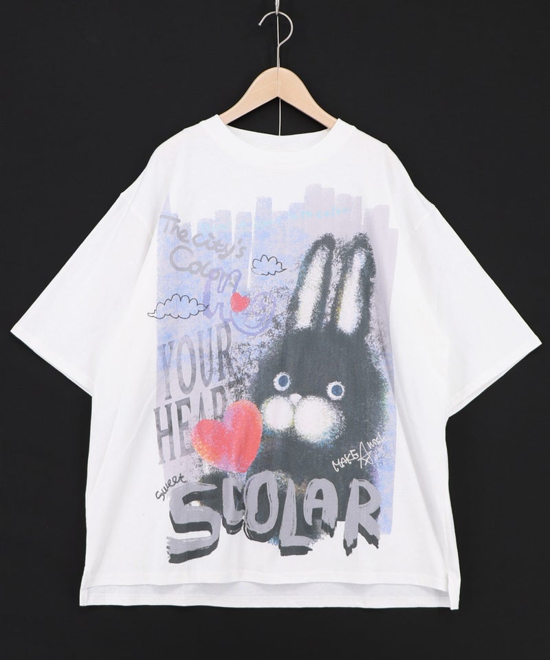 もこもこラビル柄Tシャツ-9