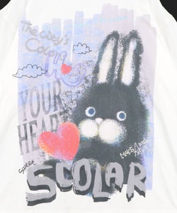 もこもこラビル柄Tシャツ-10