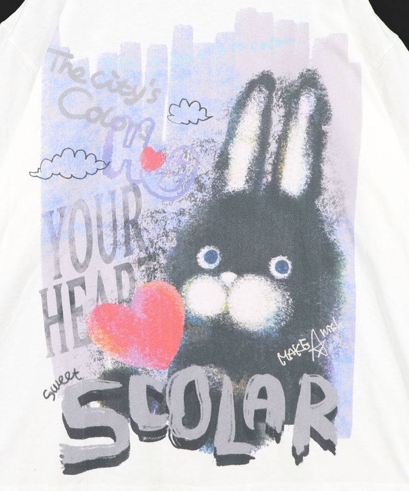 もこもこラビル柄Tシャツ-10