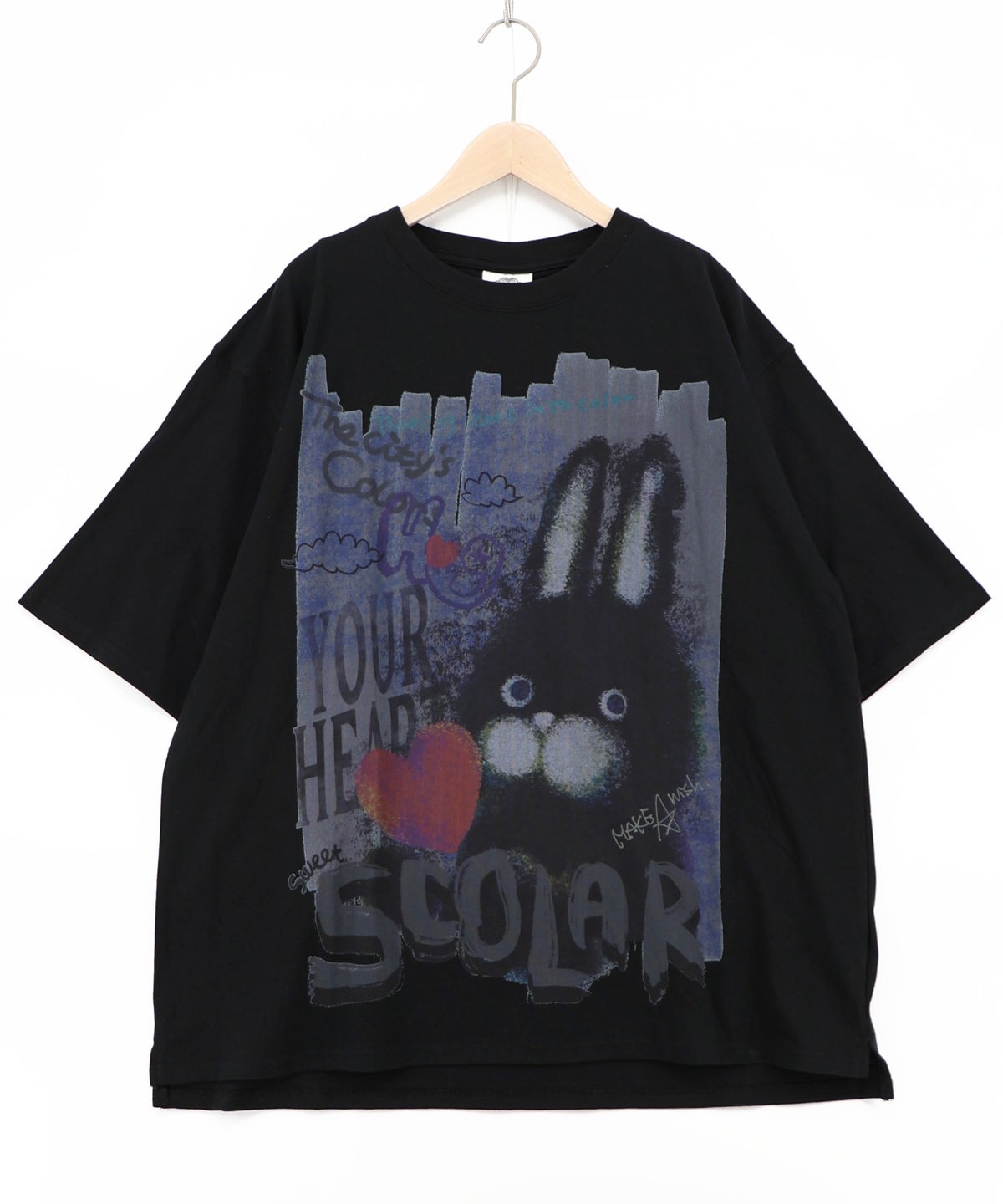 もこもこラビル柄Tシャツ-11