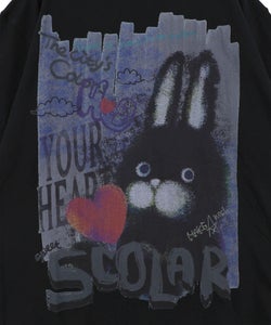 もこもこラビル柄Tシャツ-12