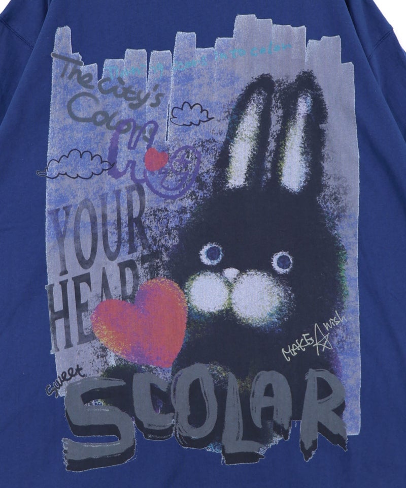 もこもこラビル柄Tシャツ-14