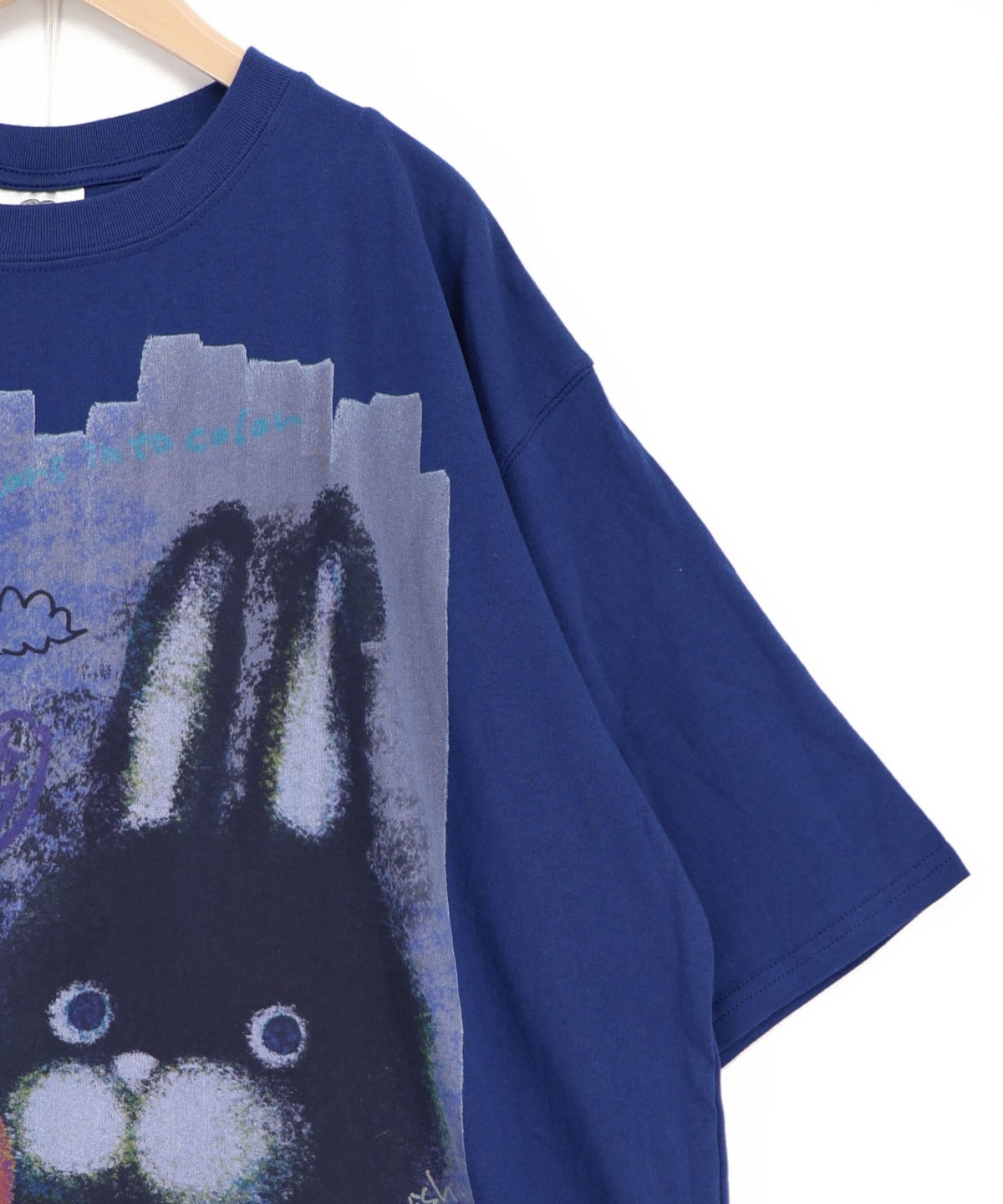 もこもこラビル柄Tシャツ-16