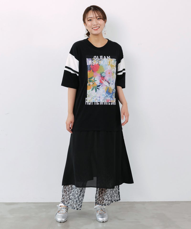 2柄展開 シアー裾切替 ボドレーペチパンツ-7