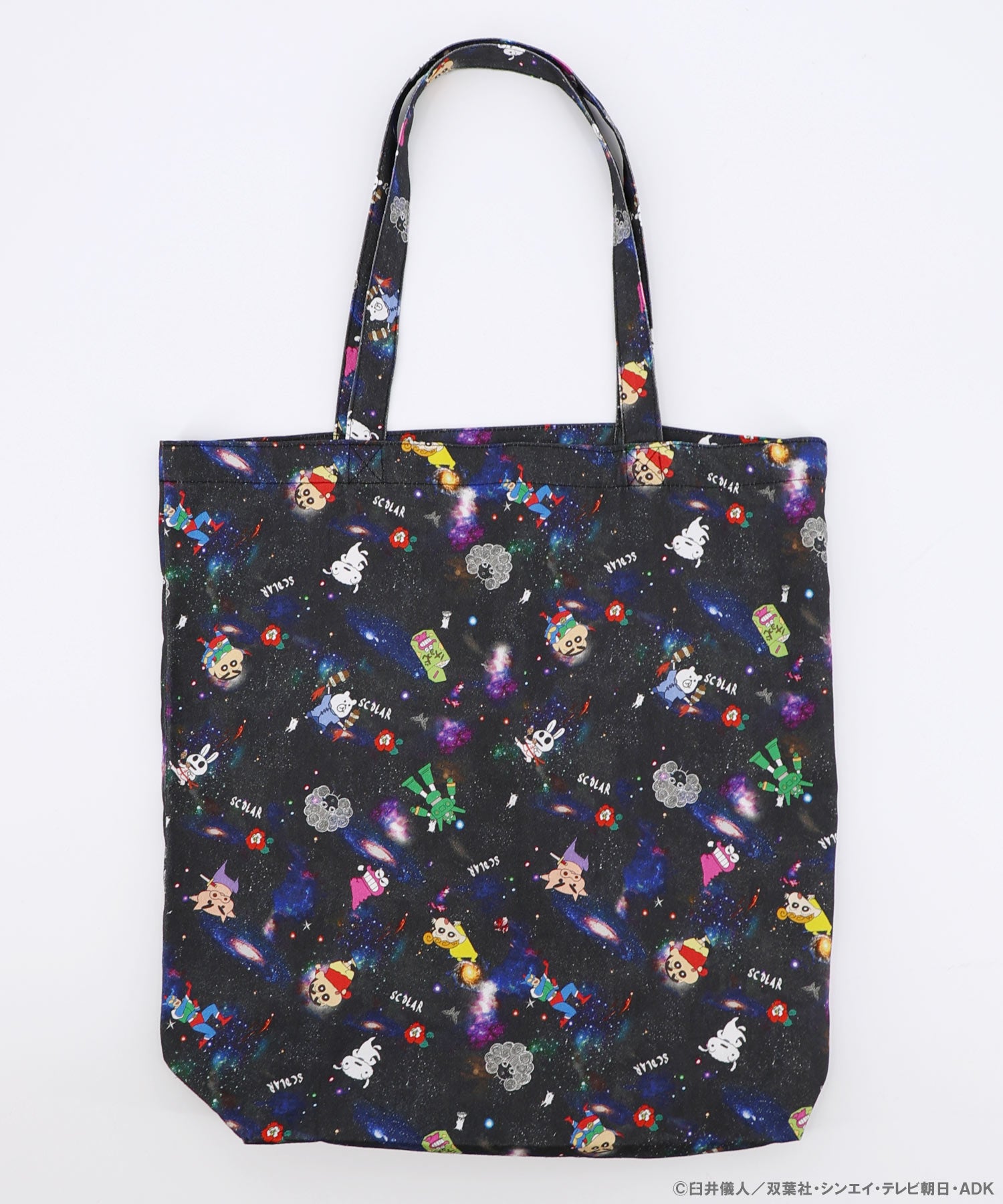 462023：クレヨンしんちゃん×ScoLar 花宇宙の総柄バッグの通販-ScoLar