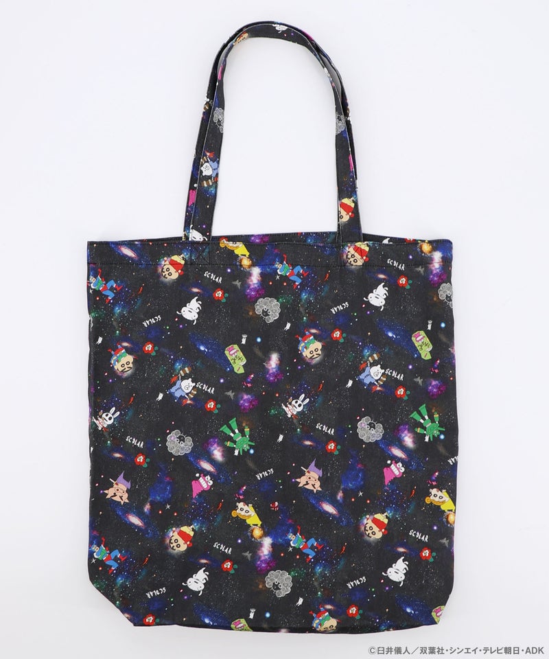クレヨンしんちゃん×ScoLar 花宇宙の総柄バッグ-6