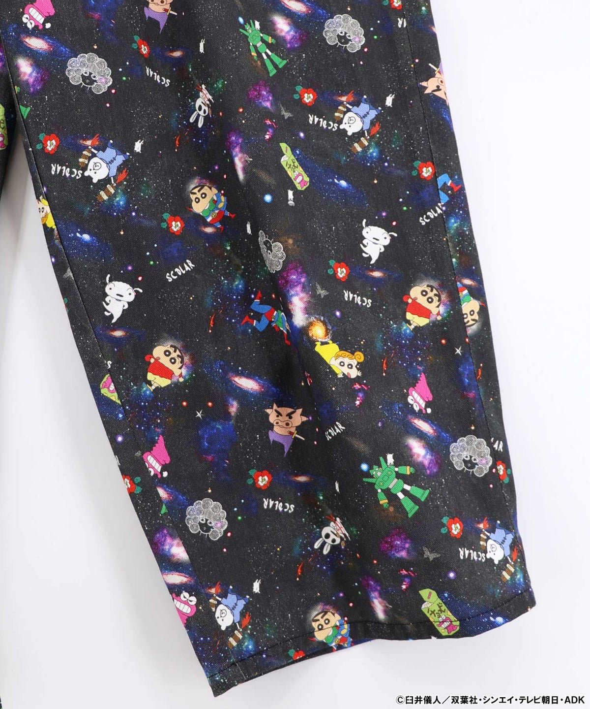 クレヨンしんちゃん×ScoLar 花宇宙の総柄パンツ-13
