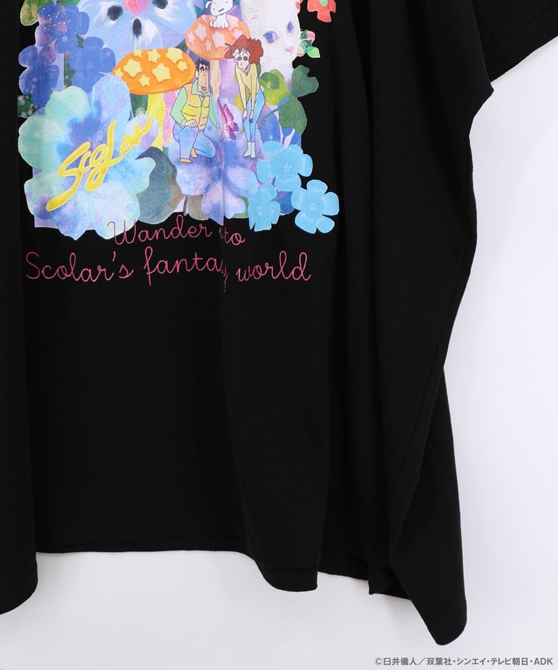 クレヨンしんちゃん×ScoLar メルヘン花柄チュニック-15