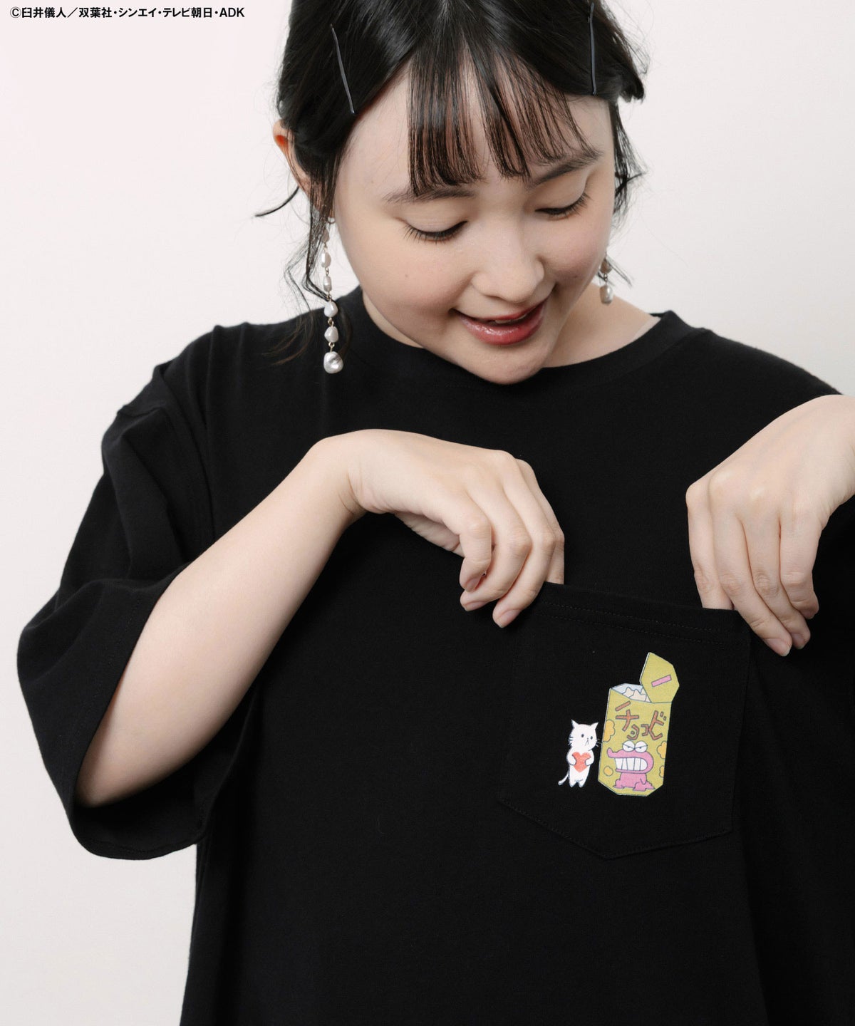 クレヨンしんちゃん×ScoLar カスカベ防衛隊＆ネコ柄T-9
