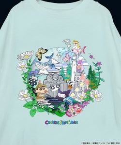 クレヨンしんちゃん×ScoLar 不思議な夏の花柄T-23