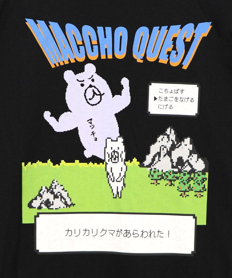 マッチョクエスト柄 接触冷感パーカー-16