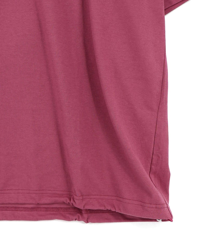 ネコの襲来アート柄 ドロスト付きTシャツ-19