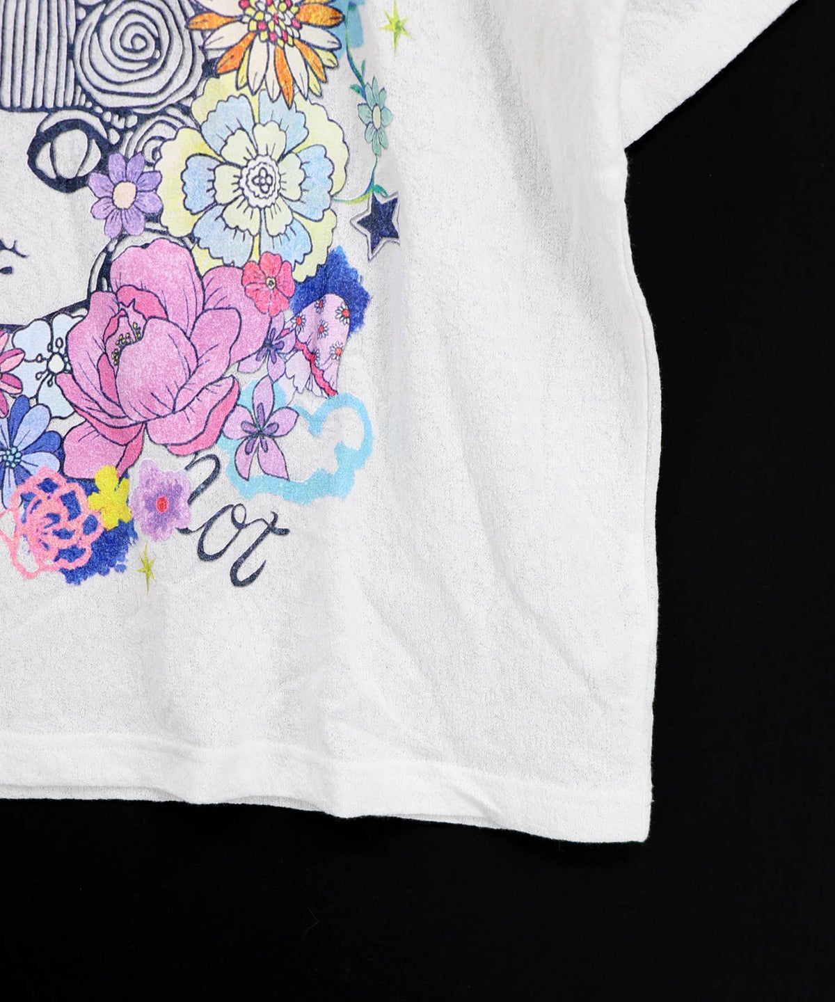 お花に埋もれるスカラーちゃん ジャガードTシャツ-10