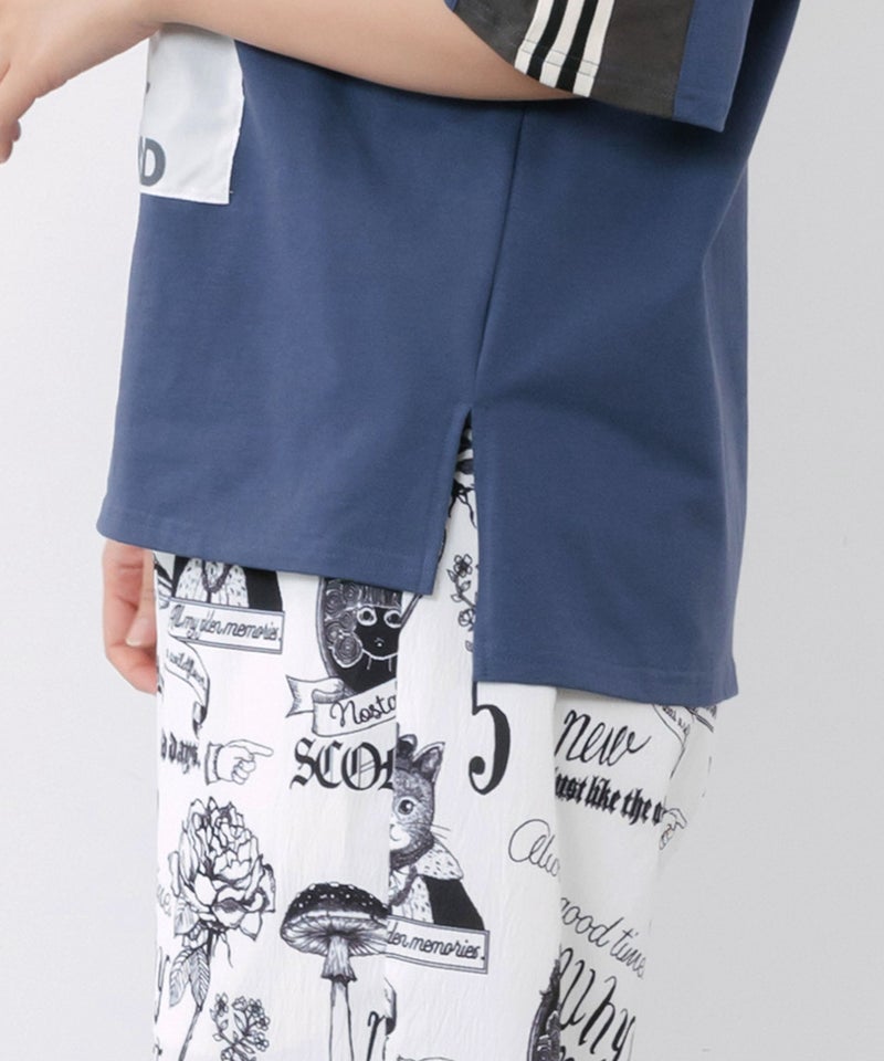 世界を味わう配色Tシャツ-10