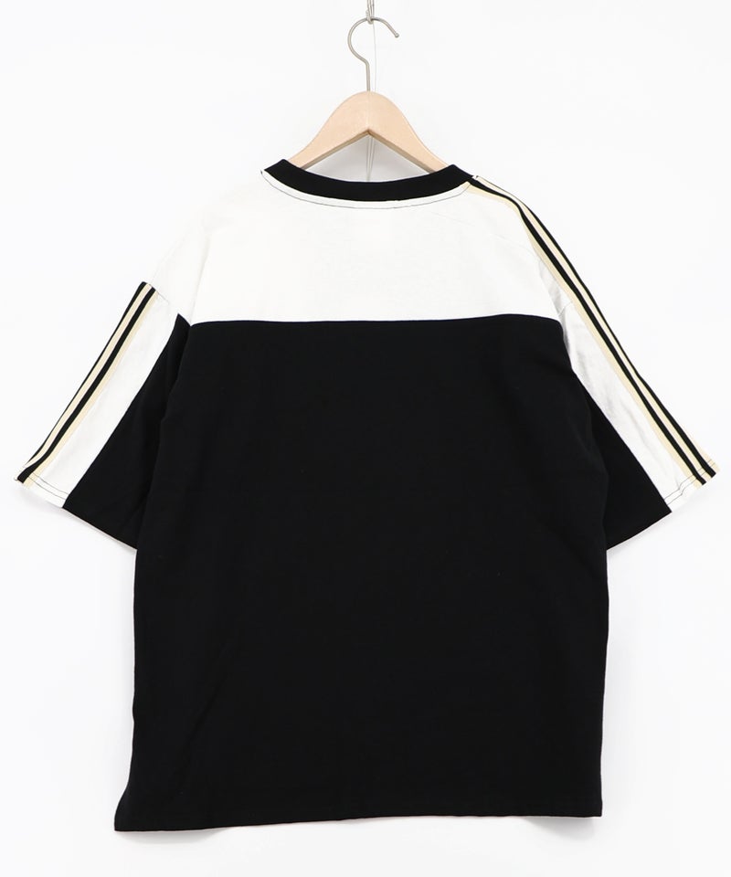 世界を味わう配色Tシャツ-12
