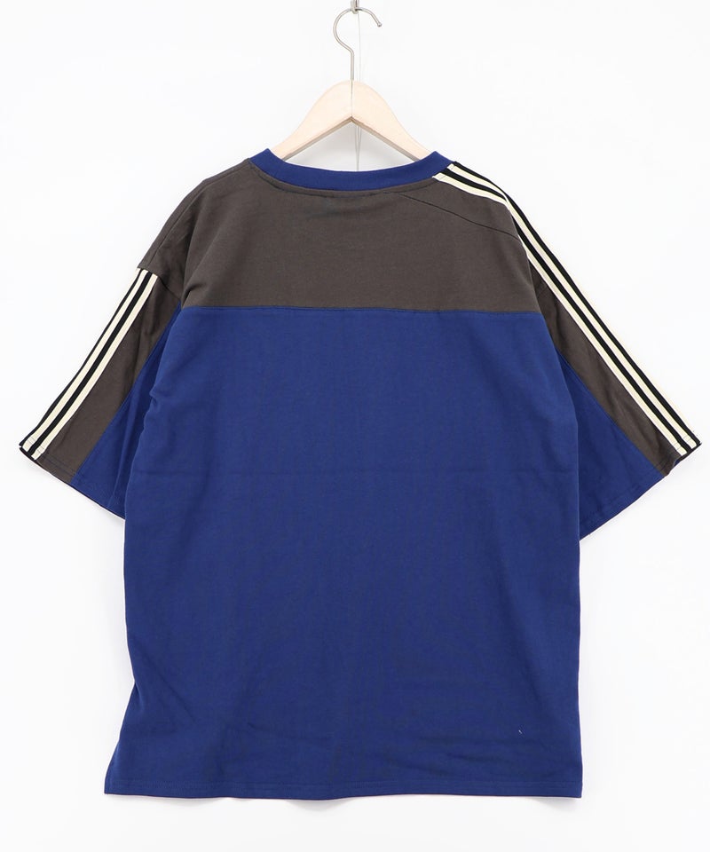 世界を味わう配色Tシャツ-18