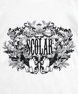 ロゴ＆ネコ 刺繍Tシャツ-8
