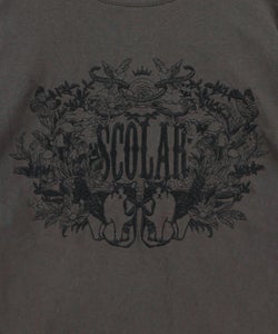 ロゴ＆ネコ 刺繍Tシャツ-10