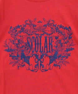 ロゴ＆ネコ 刺繍Tシャツ-12