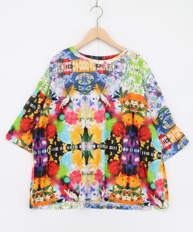 3柄展開 シアー天竺Tシャツ-10