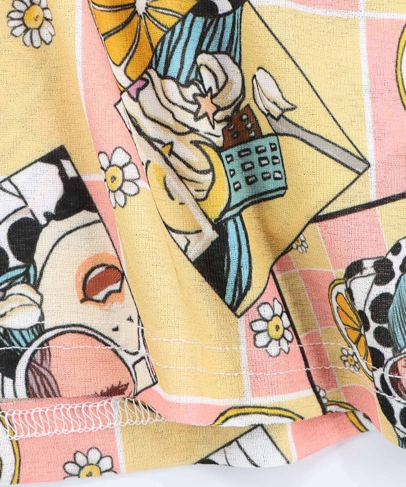 3柄展開 シアー天竺Tシャツ-19