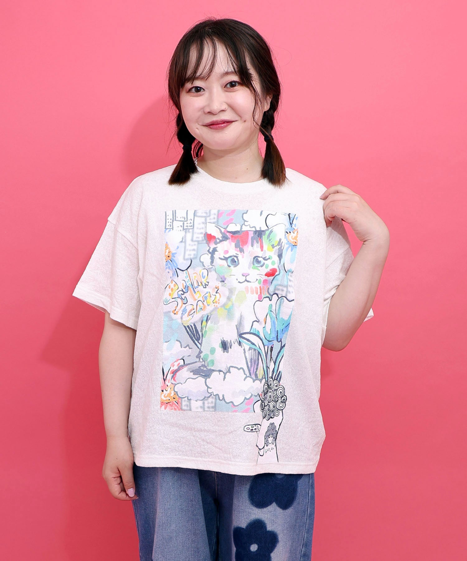 プロちゃん様☆専用 162716：画家スカラーちゃん ネコ柄Tシャツの通販-ScoLar
