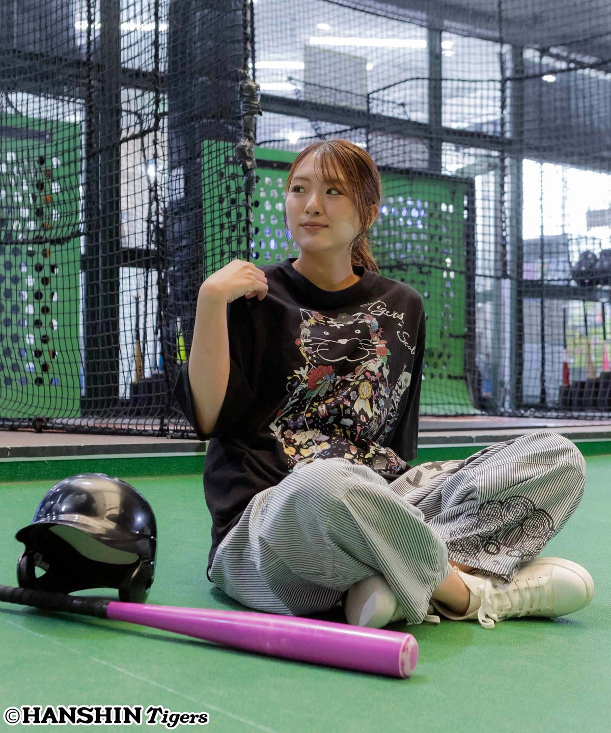 阪神タイガース×ScoLar コラージュ柄Tシャツ-4