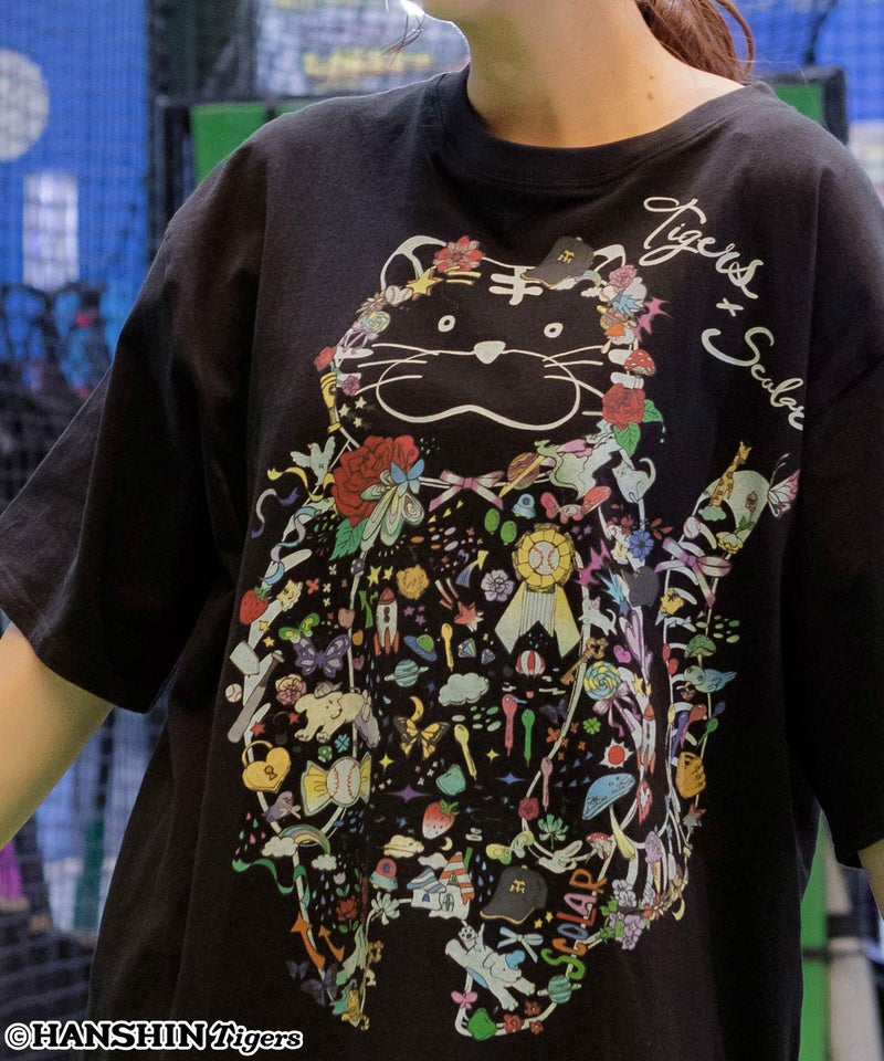 阪神タイガース×ScoLar コラージュ柄Tシャツ-6