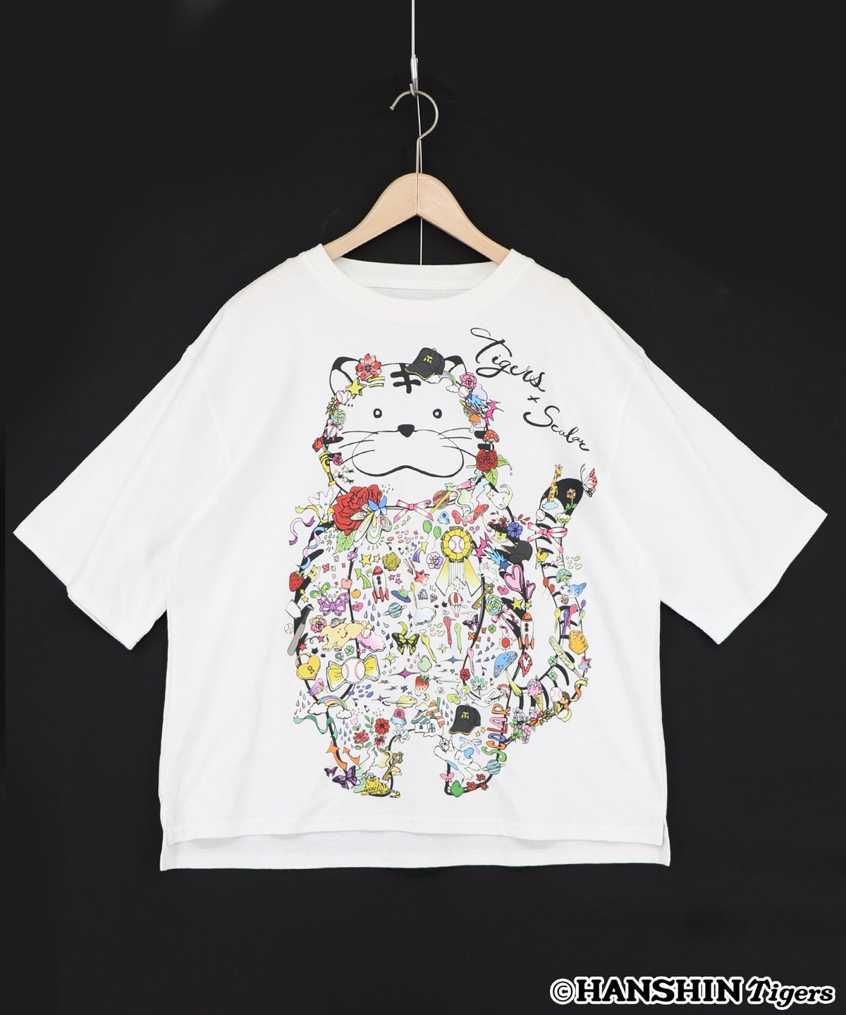 阪神タイガース×ScoLar コラージュ柄Tシャツ-11