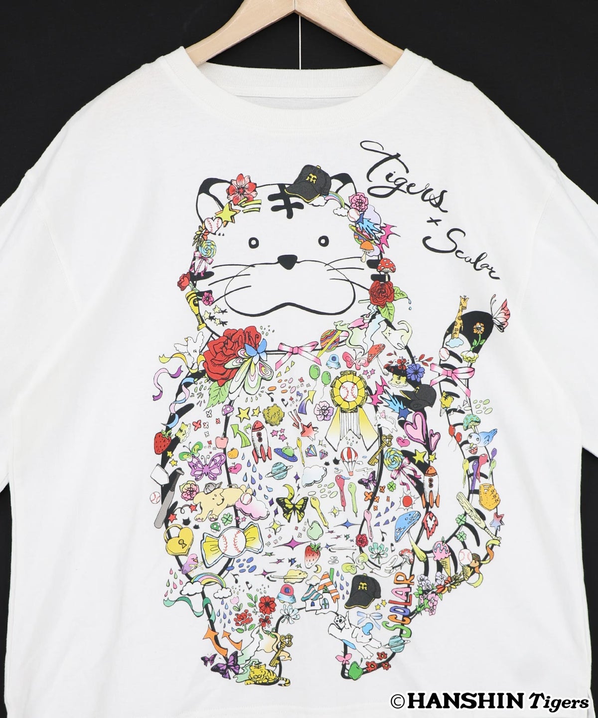 阪神タイガース×ScoLar コラージュ柄Tシャツ-13
