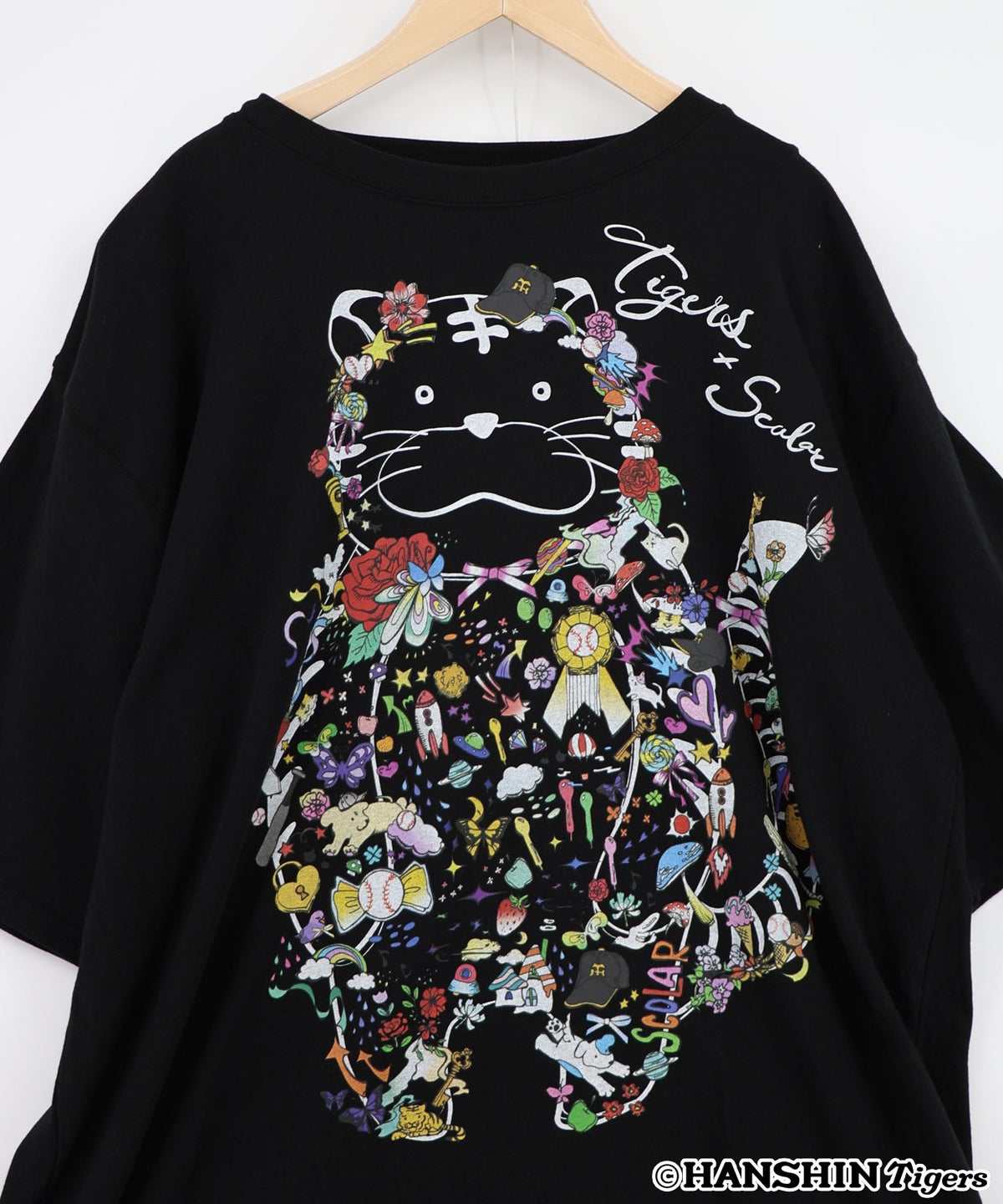 阪神タイガース×ScoLar コラージュ柄Tシャツ-16